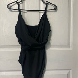 SHEIN Black One-Piece Bodysuit